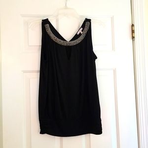 Halo Sz S Black Beaded Tank